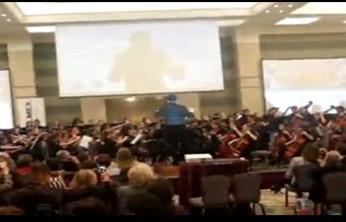 Orquesta “Kol Shalom” de la Comunidad Judía de México, en congreso de educación