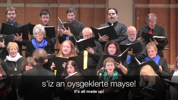 Beethoven’s “Ode to Joy” in Yiddish!